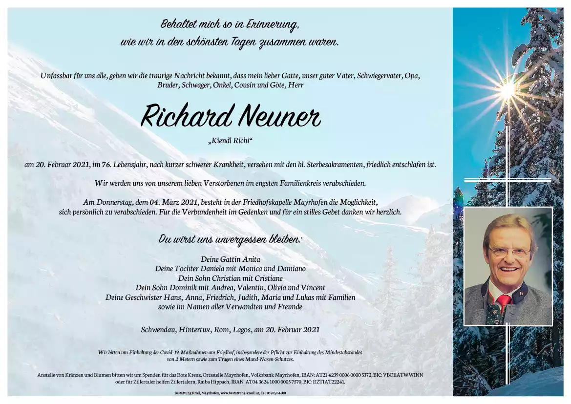 Parte von Richard Neuner